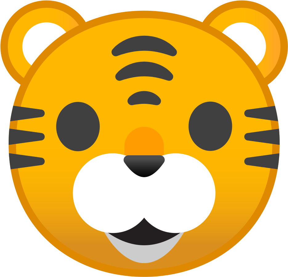 Tiger Face Icon - Tiger Animals Png Icon (1024x1024)
