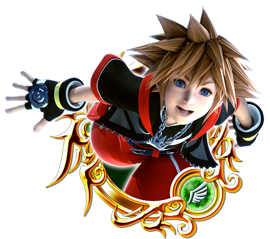 Kingdom Hearts - Sora Kingdom Hearts Hd (557x493)