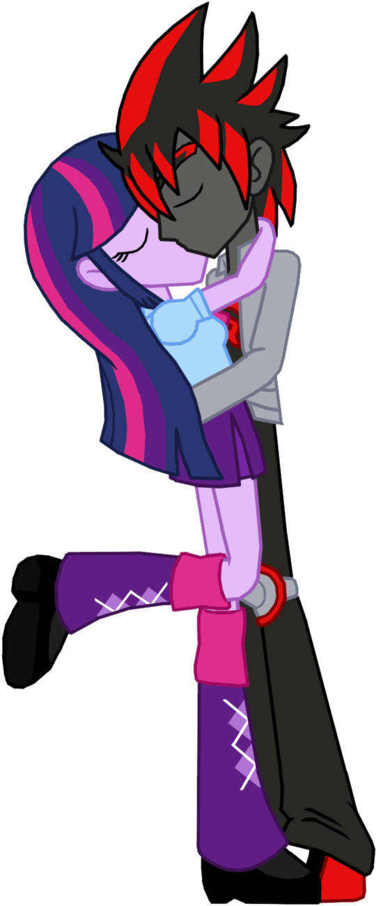 Twilight Sparkle And Flash Sentry Kiss Download - Twilight Sparkle X Shadow (607x1316)