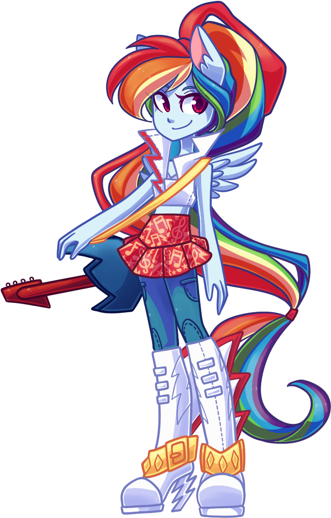 Rainbow Rocks By Looji Rainbow Rocks By Looji - Mlpeg Rainbow Rocks Rainbow Dash (725x1118)
