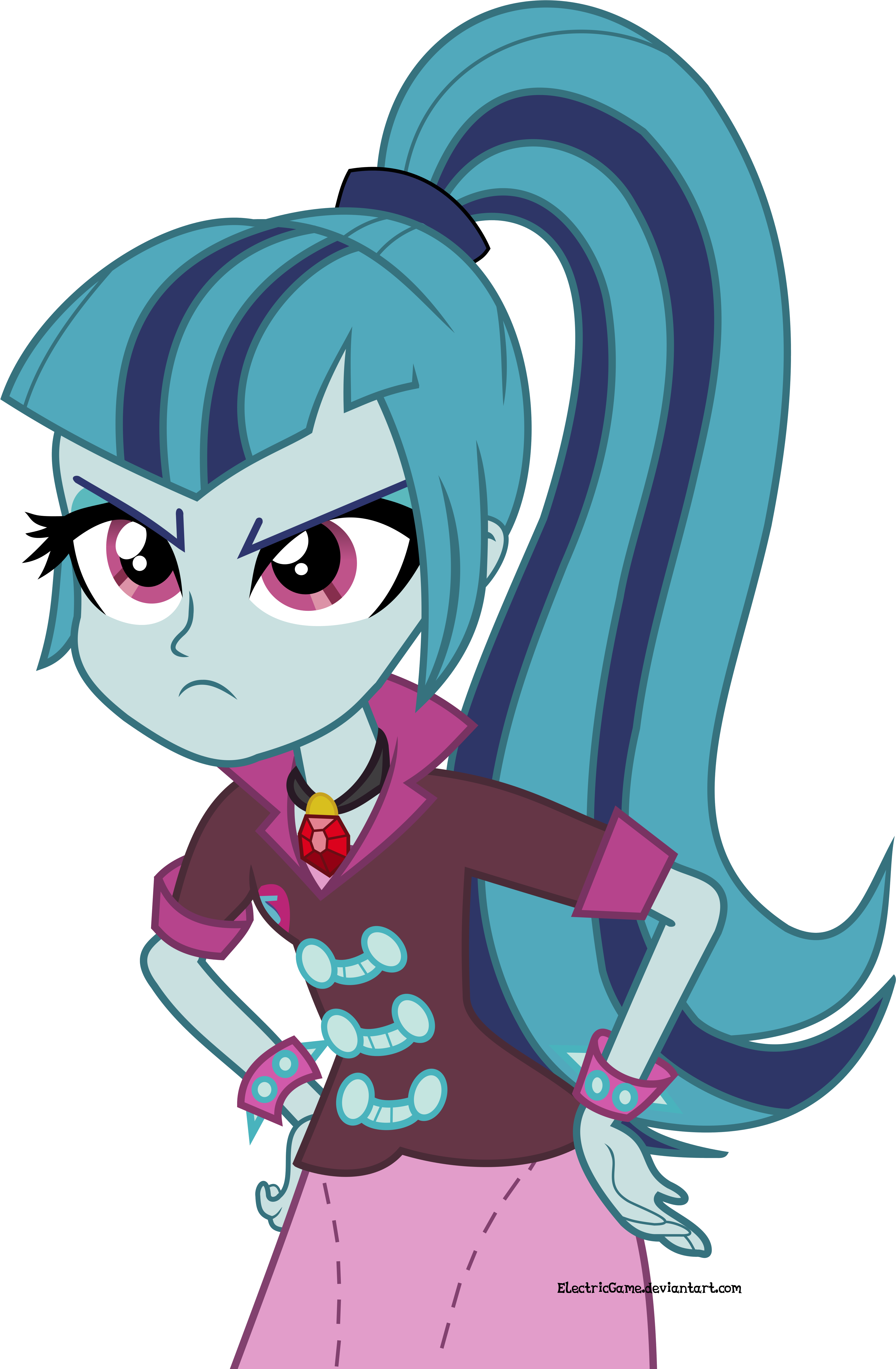 Drawn Tacos My Little Pony - Mlp Eg Sonata Dusk Vector (5000x6380)
