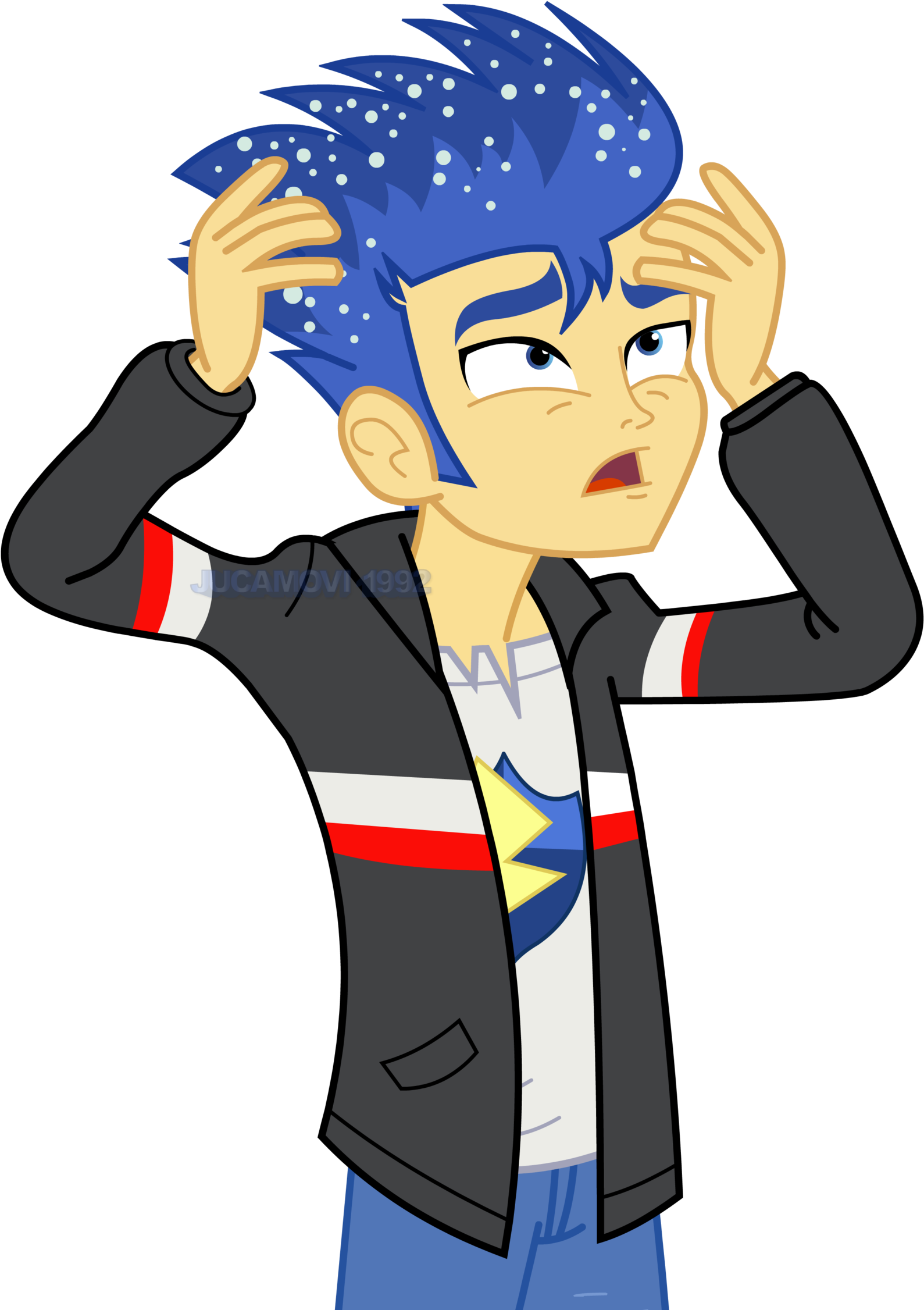 Jucamovi1992 119 12 Flash Sentry Watch The Hair By - Mlp Eg Flash Sentry (1600x2263)