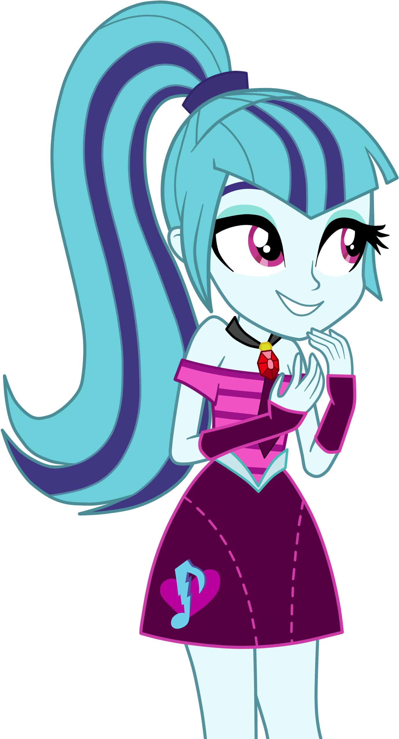 Equestria Girls Rainbow Rocks By Vaniaeditors - Sonata Dusk Equestria Girls (1600x2687)