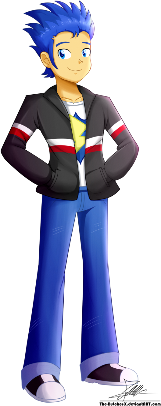 Flash Sentry - Eqg Style - - By The-butcher - - Flash Sentry (599x1334)