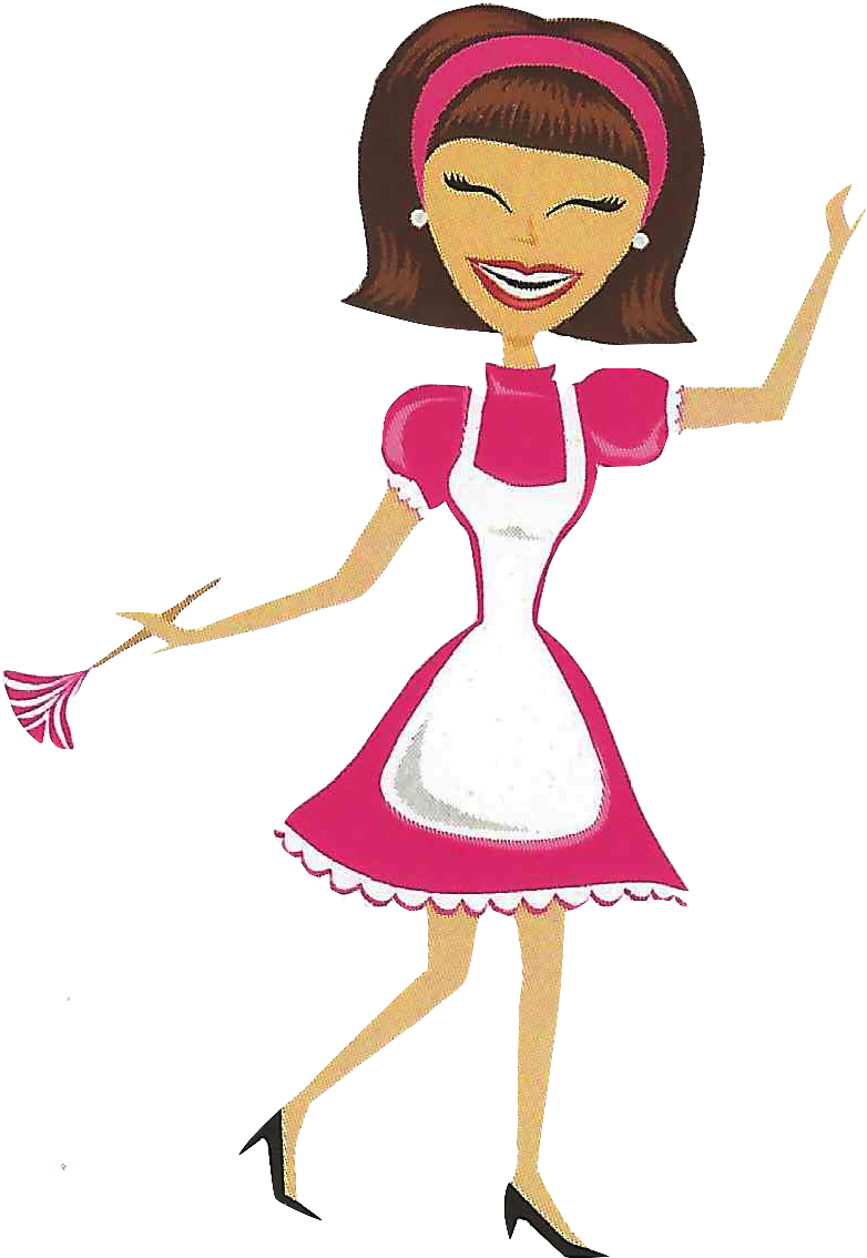 Clean Girl Cliparts - House Cleaning (873x1218)