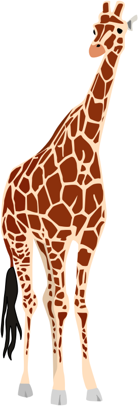 Giraffe Free Vector / 4vector - Love Giraffes Throw Blanket (640x1280)
