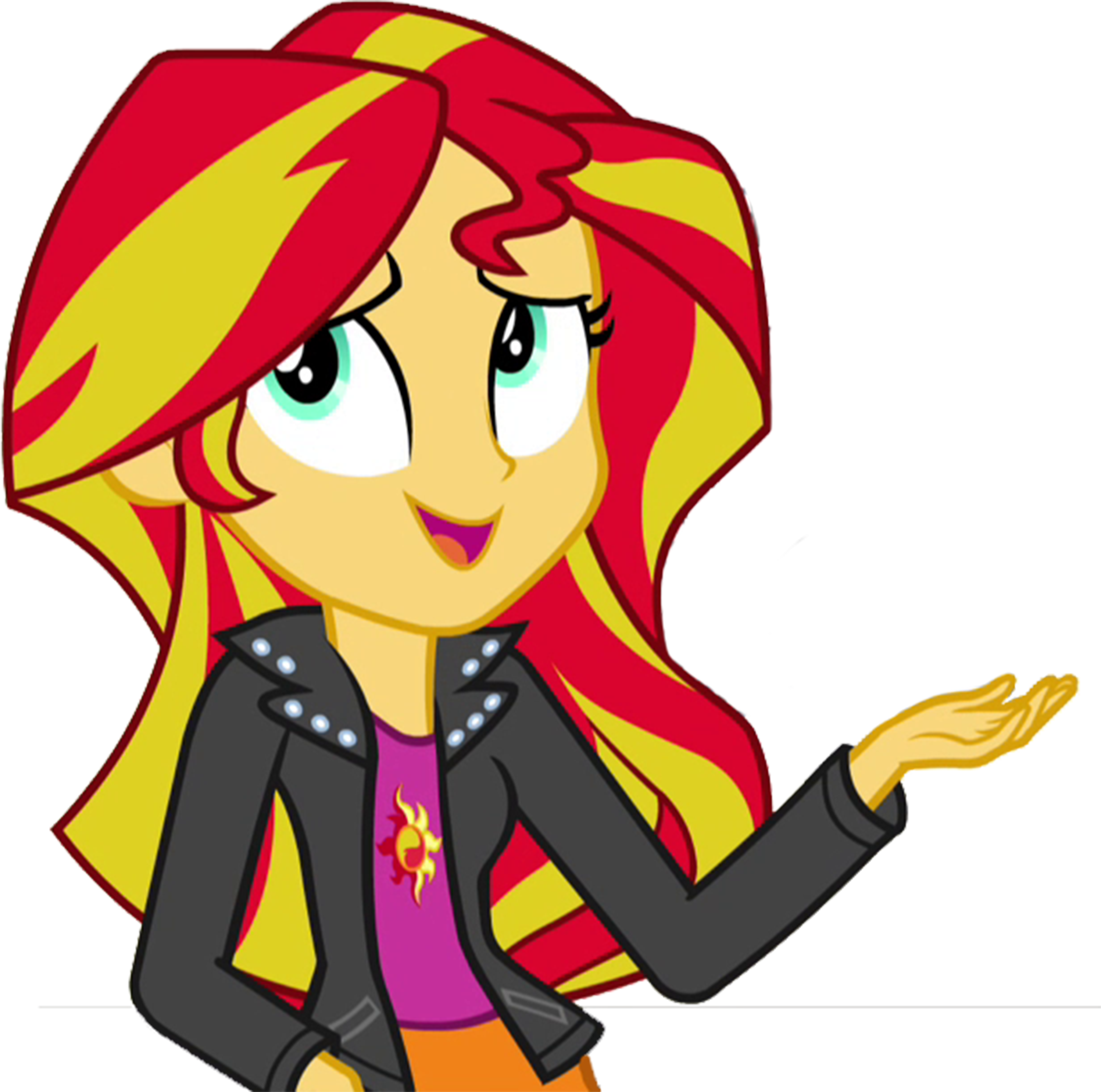 Sunset Shimmer Twilight Sparkle Spike Pinkie Pie Rainbow - Mlp Eg Sunset Shimmer Rainbow Rocks (3080x3055)