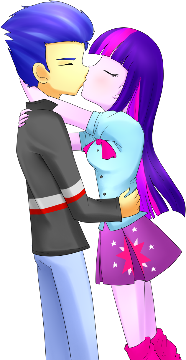 Twilight X Flash Sentry By Scarlet-spectrum - Twilight X Flash Kiss (646x1236)
