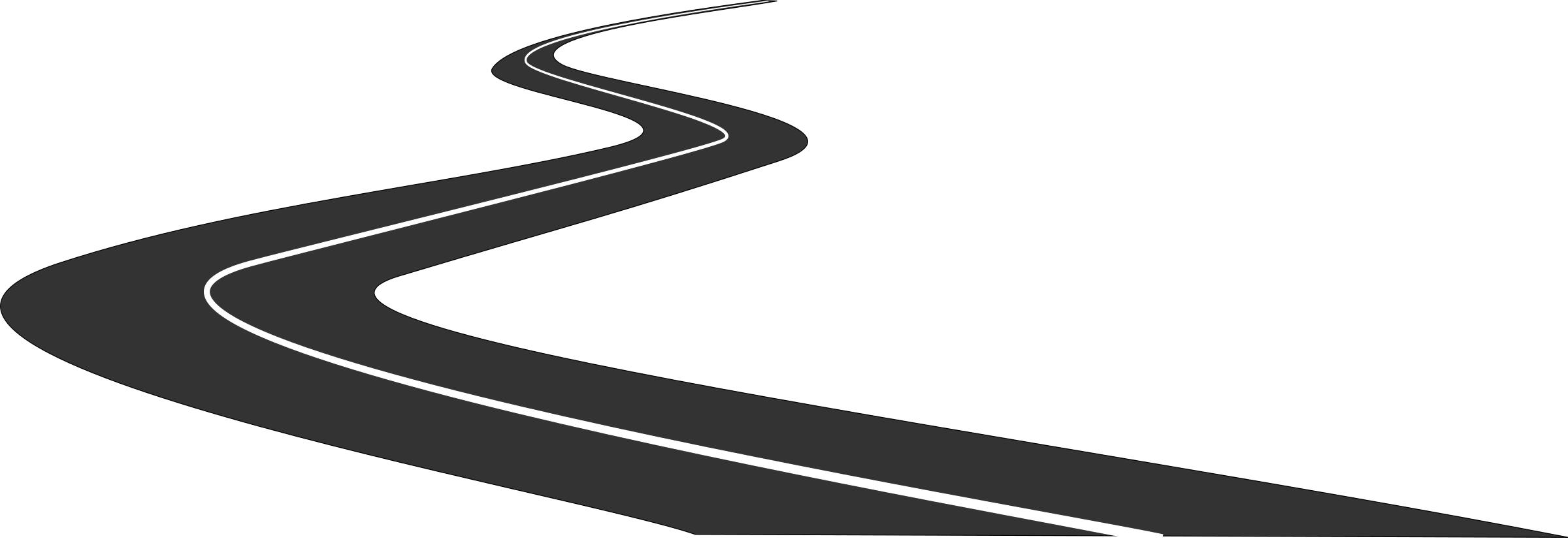 Car On Road Clip Art - Road Transparent (1546x537)