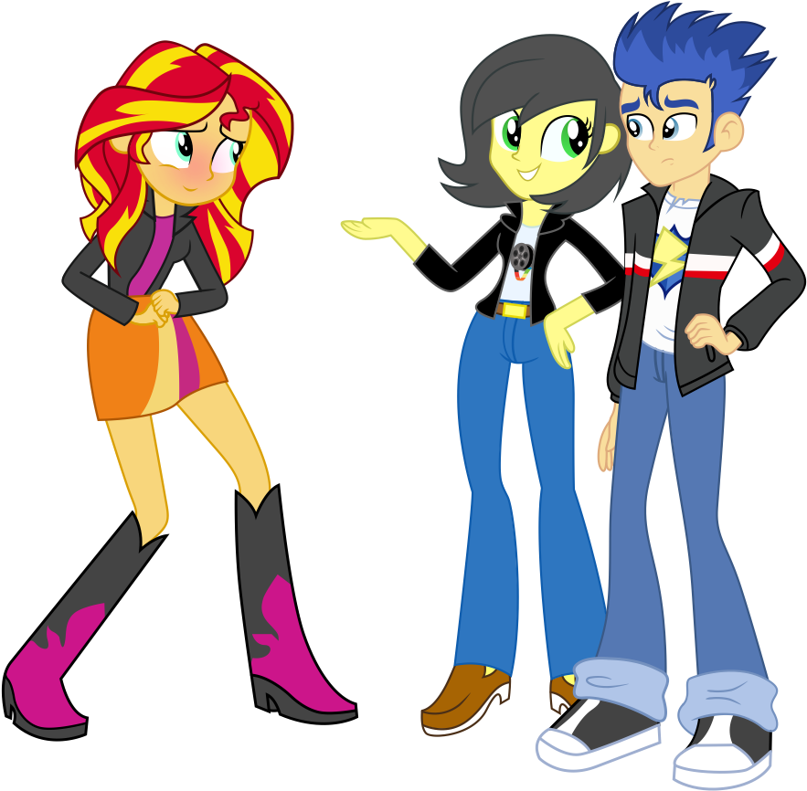 Sunset - Flash Sentry And Sunset Shimmer (1000x880)