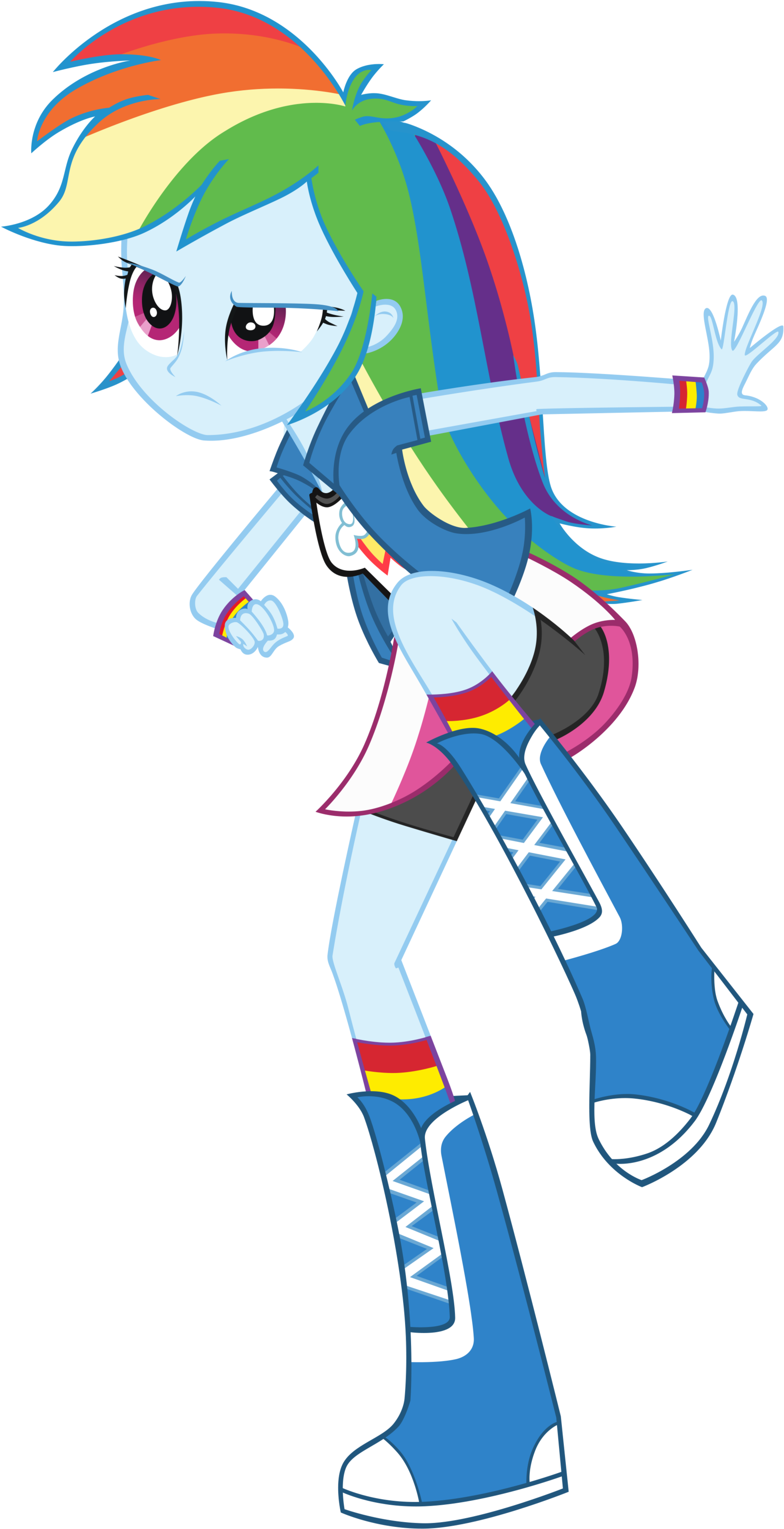 Rainbow Dash Equestria Girl.