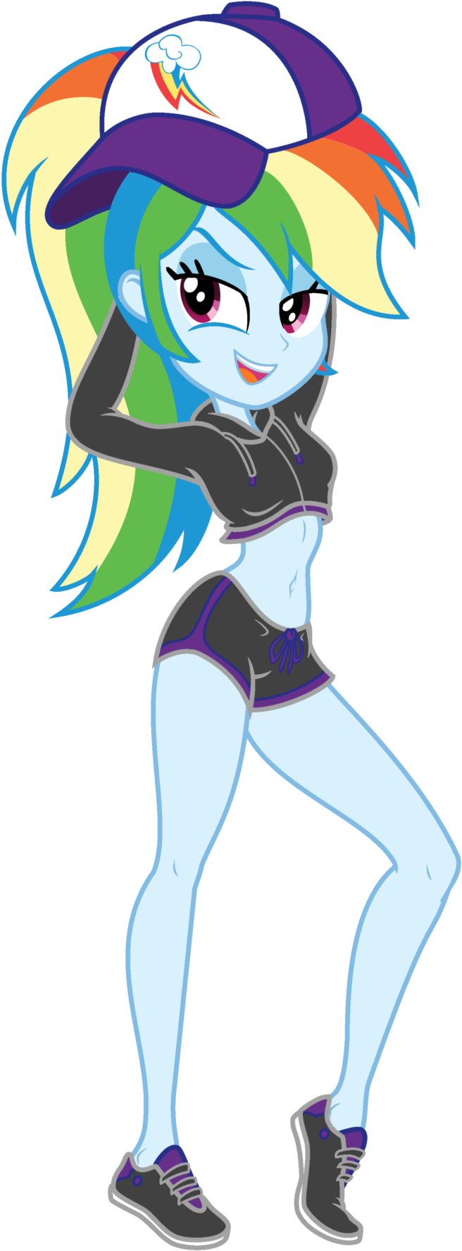 Ampersandxyz, Belly Button, Breasts, Clothes, Equestria - Equestria Girls Belly Button (791x1824)