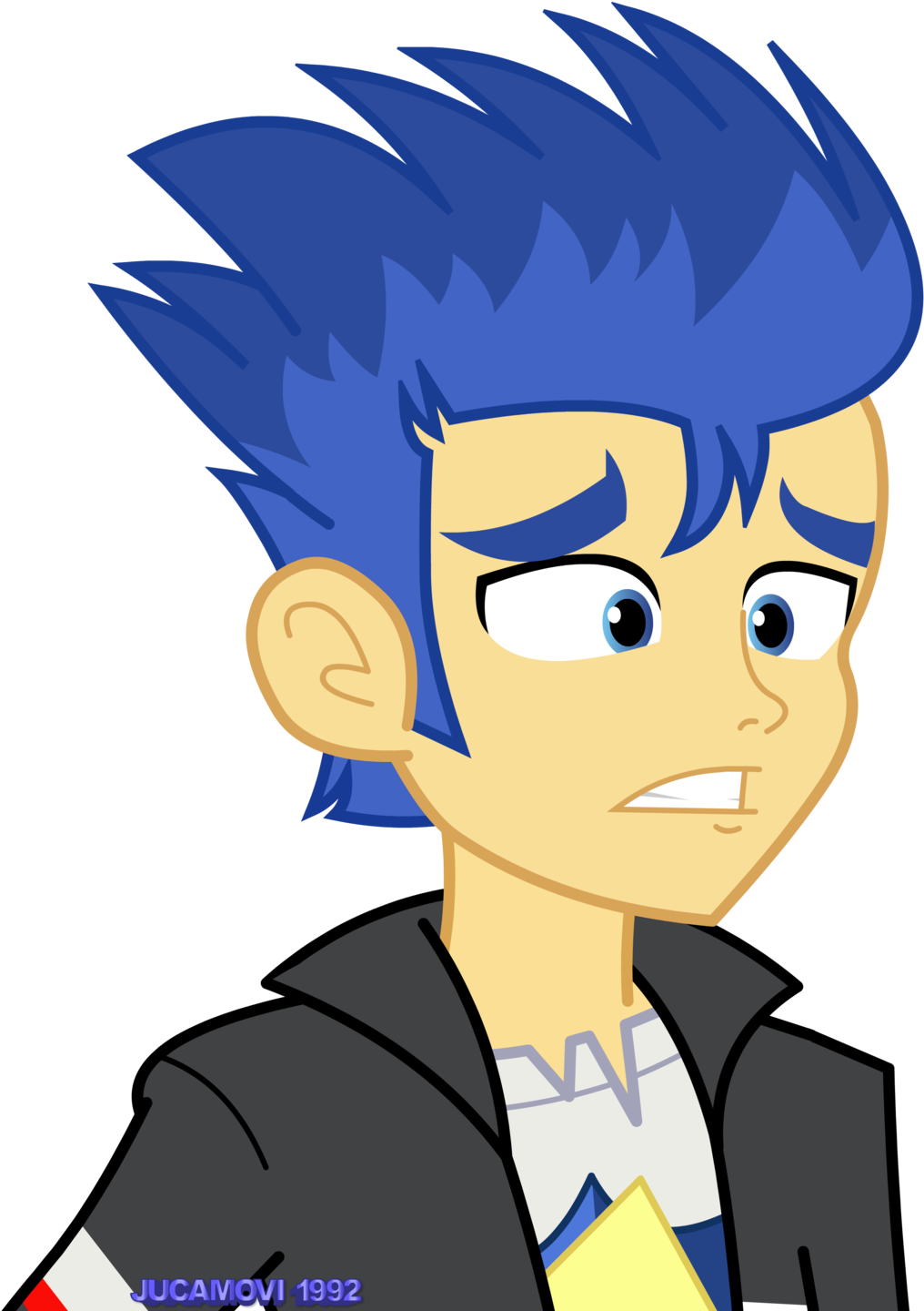 Jucamovi1992 124 17 Flash Sentry Surprised By Jucamovi1992 - Flash Sentry Equestria Girls (1024x1448)