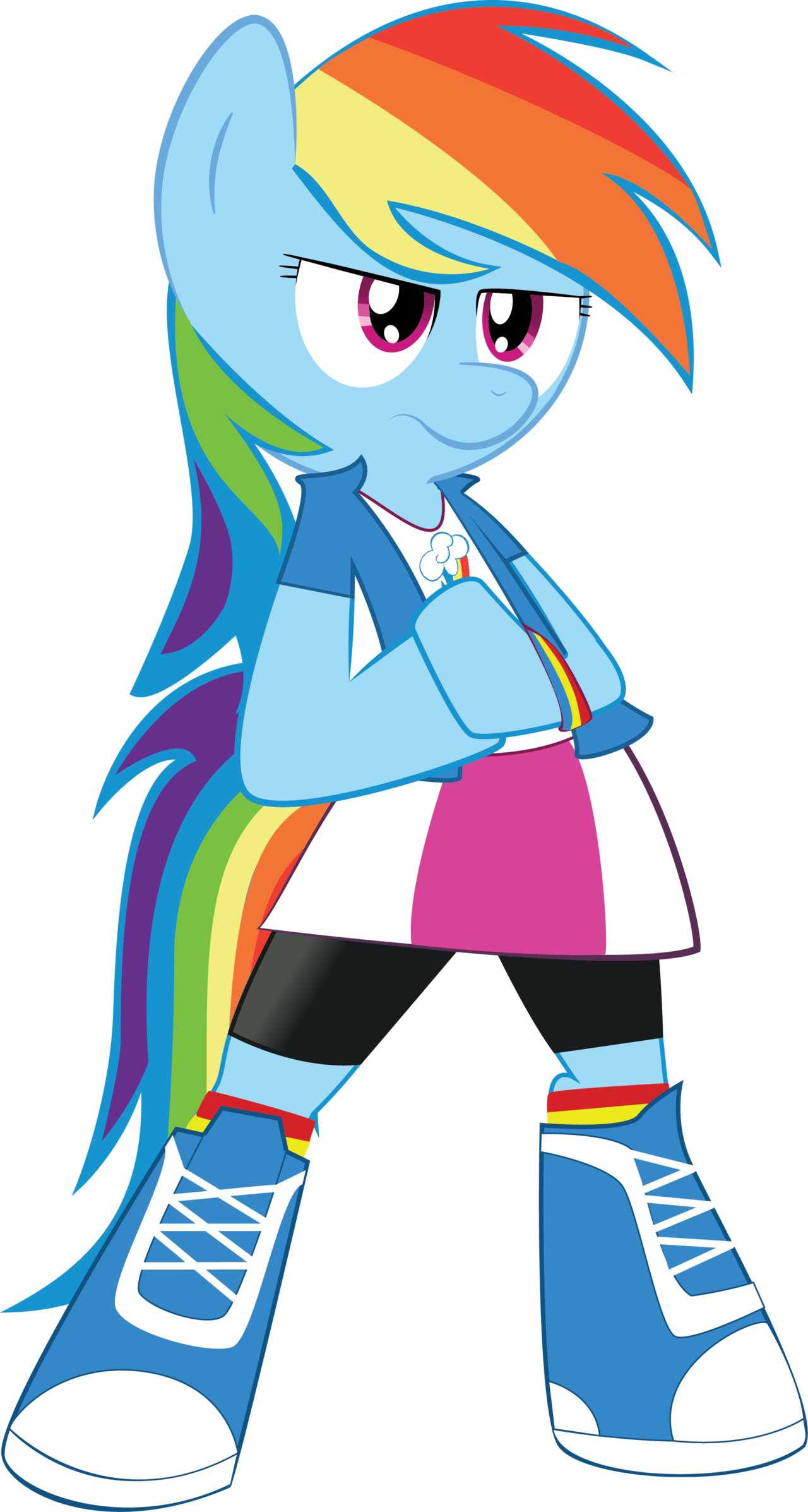 Rainbow Dash Hoodie My Little Pony - Rainbow Dash Hoodie My Little Pony (1280x2394)