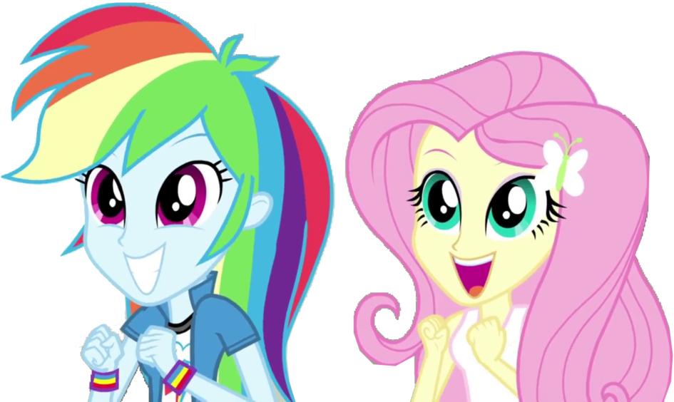 Fluttershy And Rainbow Dash Equestria Girls (1024x576)