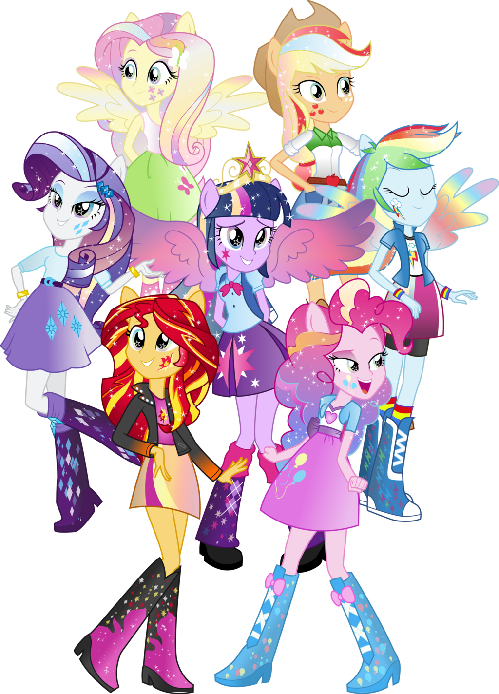 Through The Mirror By Theshadowstone [spoilers] Eqg - My Little Pony Manusia (1024x1424)