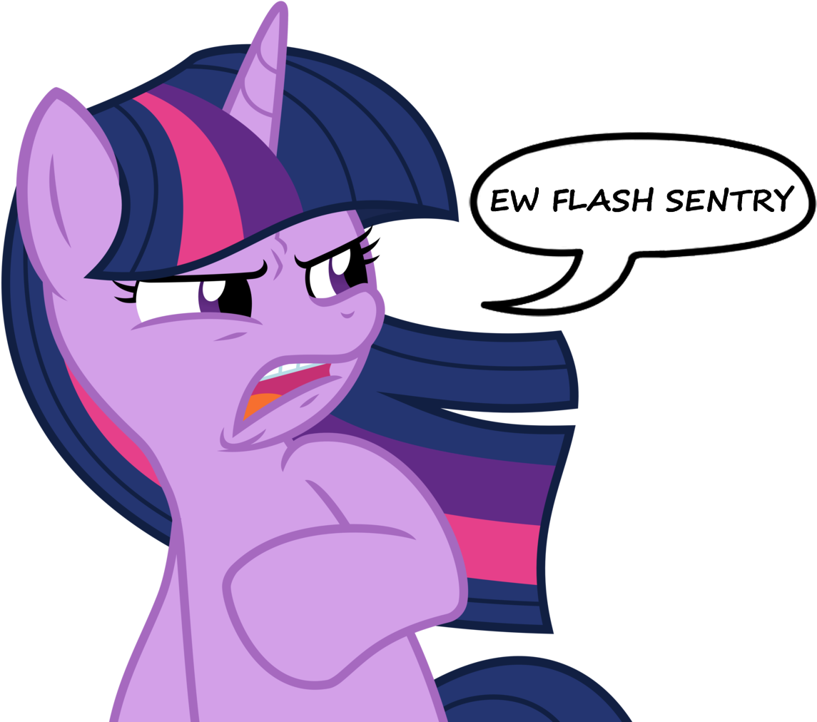 Mamandil, Disgusted, Ew Flash Sentry, Ew Gay, Flash - Flash Sentry Twilight Sparkle Sex (1159x1022)