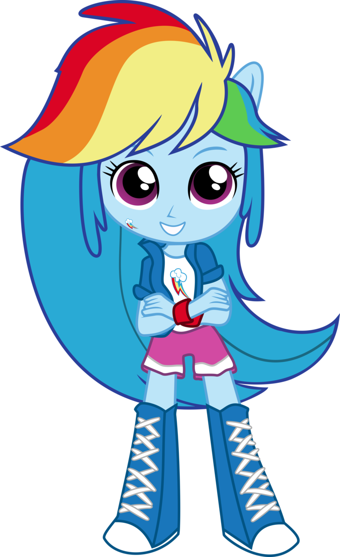 Absurd Res, Artist - Equestria Girls Minis Rainbow Dash (698x1143)