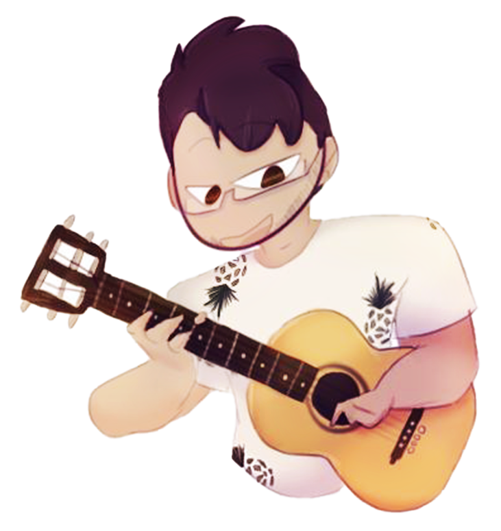 Guitar Man~ By Power5pro - Acoustic Guitar (932x856)