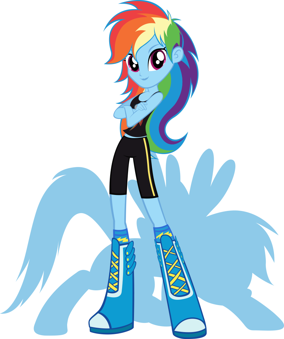 Equestria Girls - My Little Pony Rainbow Dash Equestria Girls (905x1080)