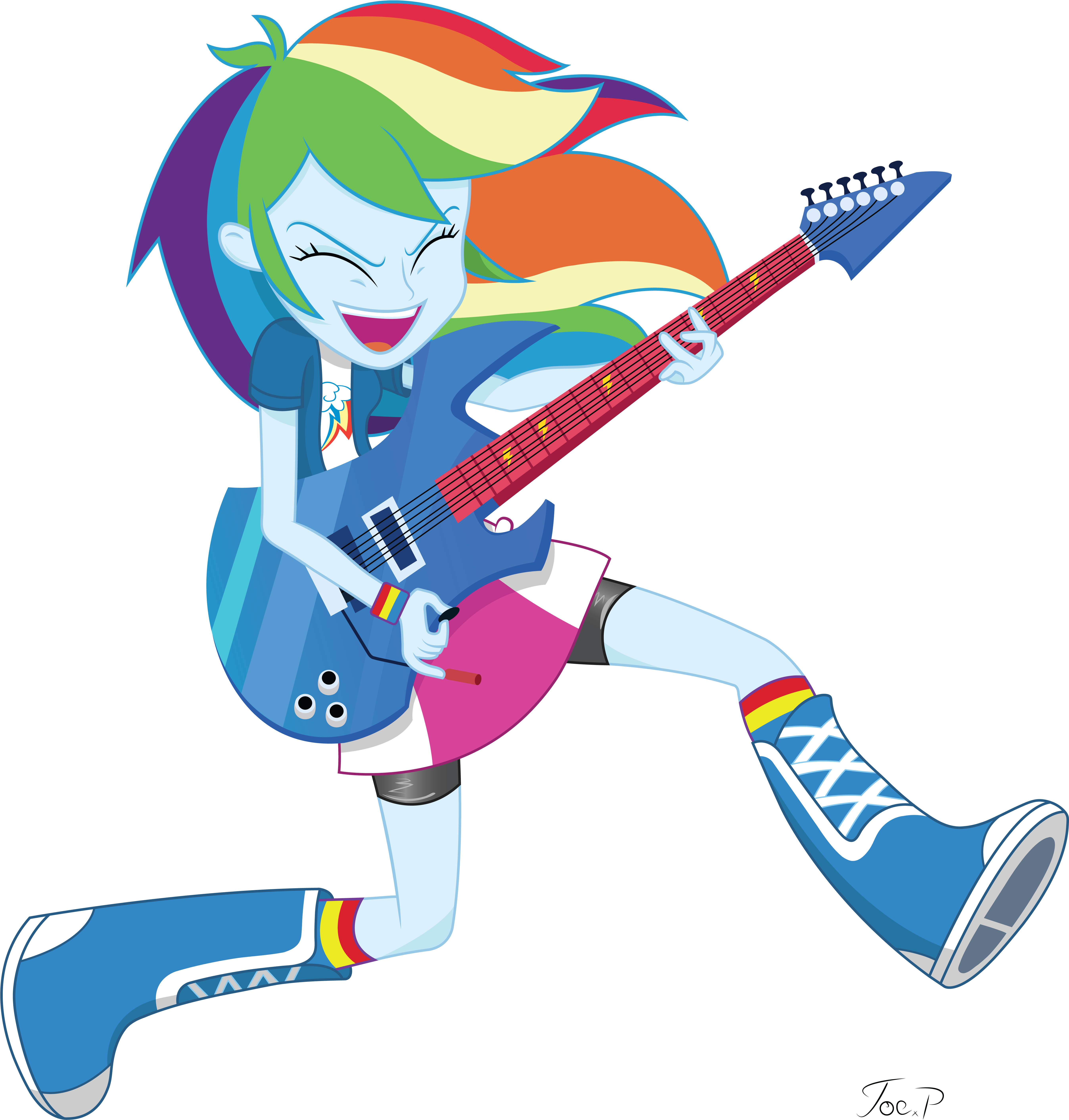 Equestria Girls Rainbow Dash - My Little Pony Equestria Girl Rainbow Dash (5474x5900)