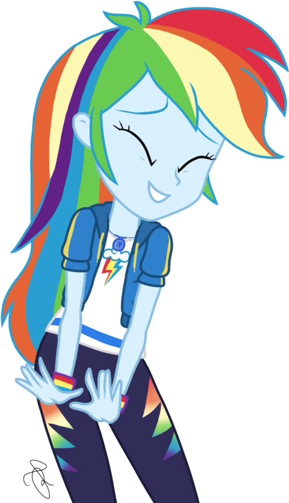 Mlp Eg Vector - Rainbow Dash Equestria Girl (1024x1691)