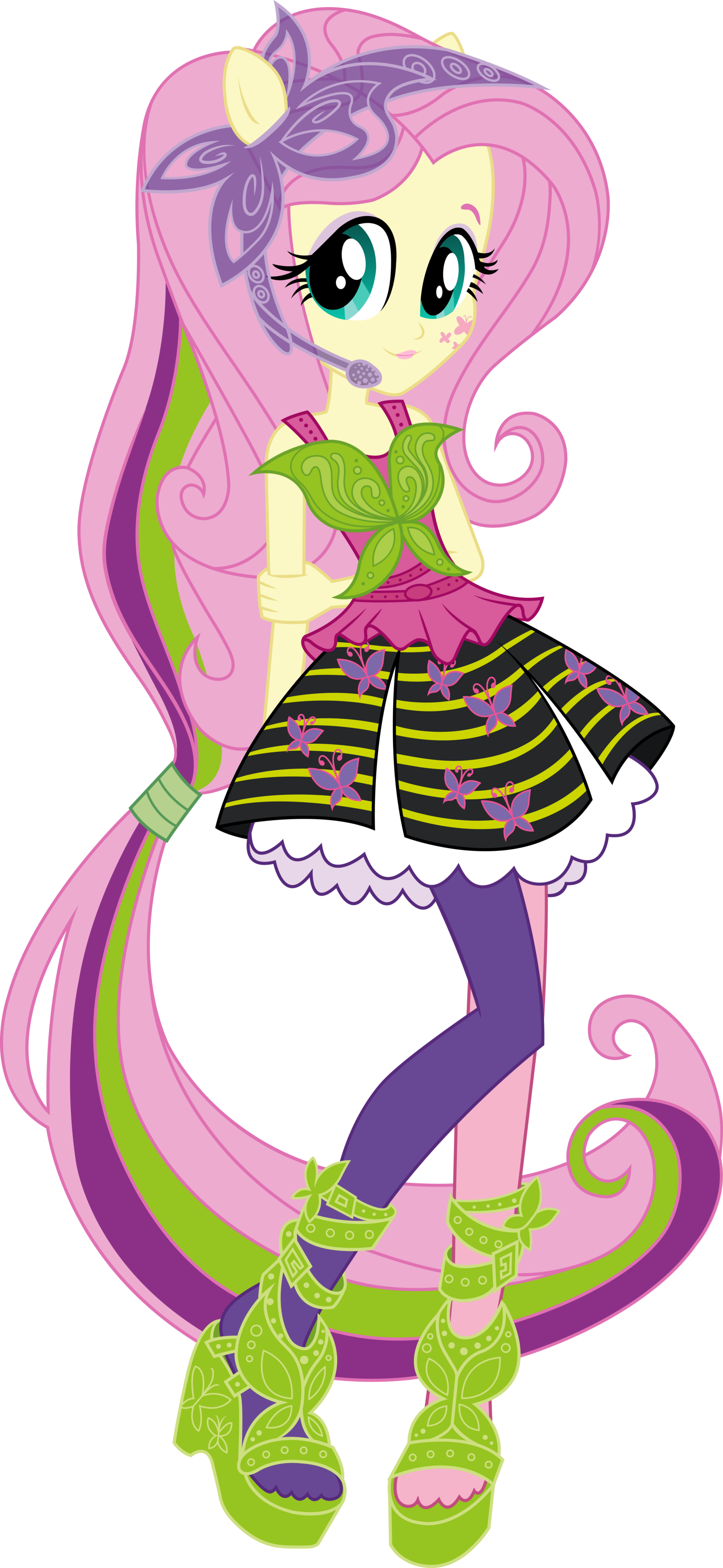 I-explore Ang Rainbow Dash, Equestria Girls, At Higit - Mlp Eg Rainbow Rocks Fluttershy (1600x3468)
