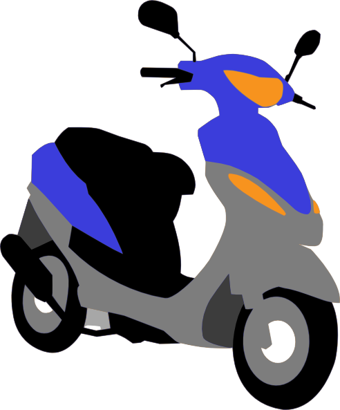 Scooter Vector (492x593)