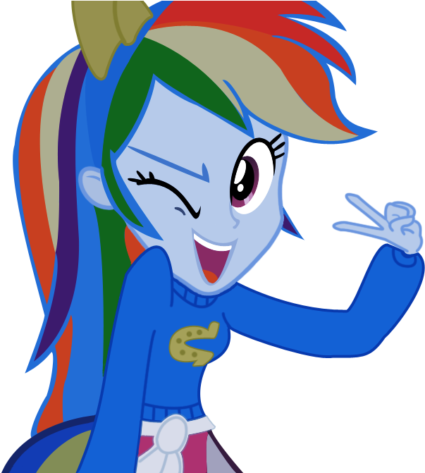 Uotapo 5,777 726 Equestria Girls Dash By Iamaquamarine - Rainbow Dash Human Equestria Girls (633x670)