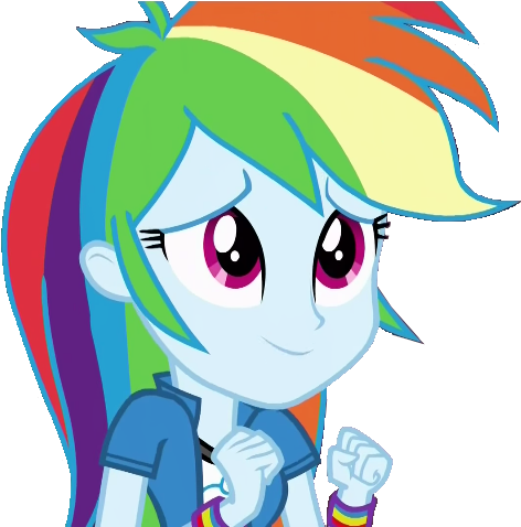 Stacyhirano34, Equestria Girls, Not A Vector, Rainbow - Rainbow Dash Eg Cute (515x477)