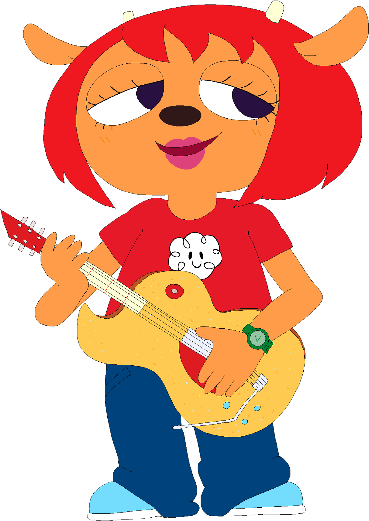 Um Jammer Lammy Jammer Lammy Lammy Art Doodle Dream-cassette - Um Jammer Lammy (1280x1814)