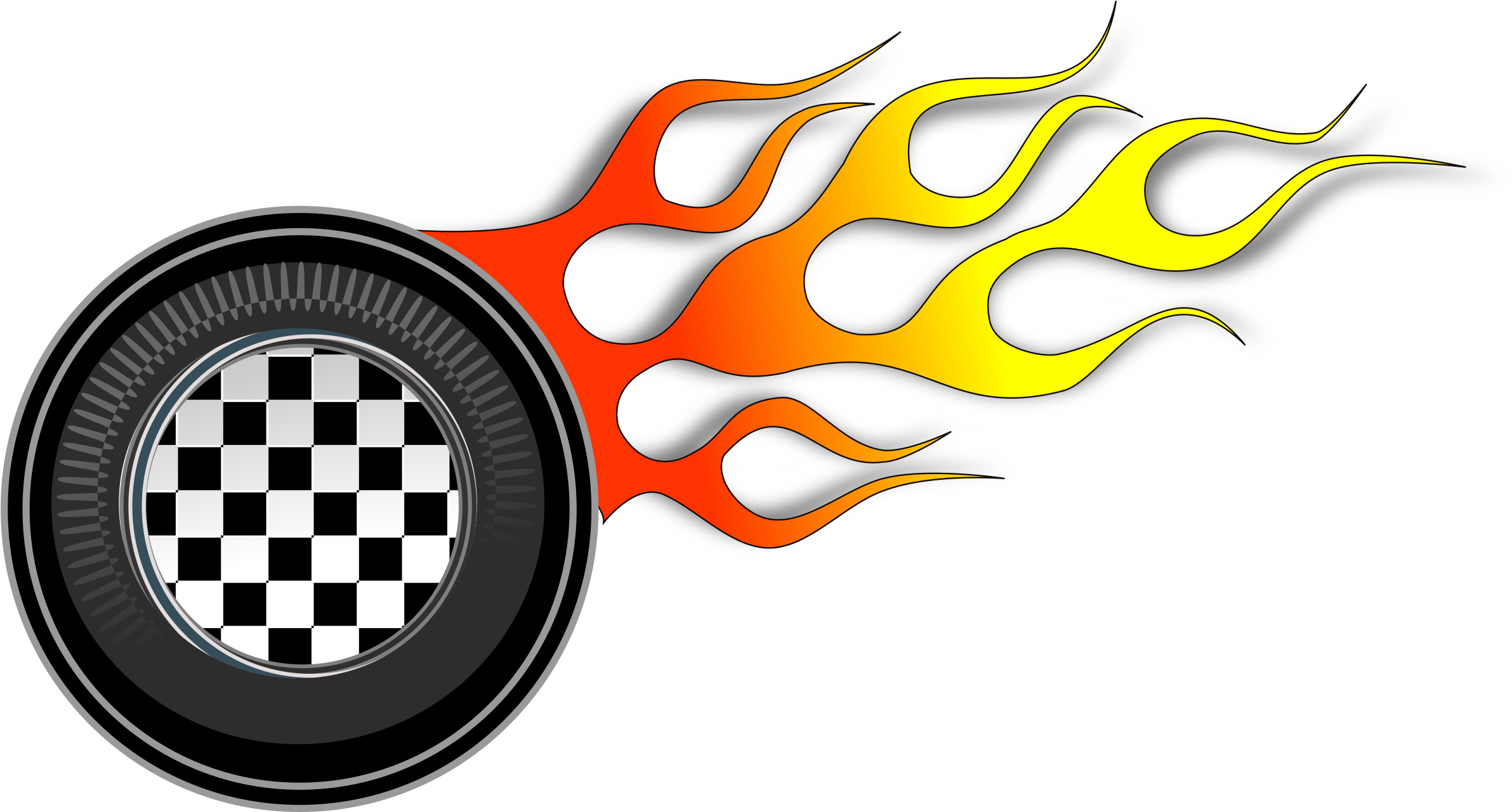 Big Image - Hot Wheels Logo Png (2400x1285)