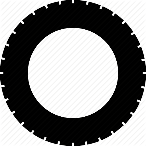 Car Tire Transparent Png Pictures - Wheel Icon (512x512)