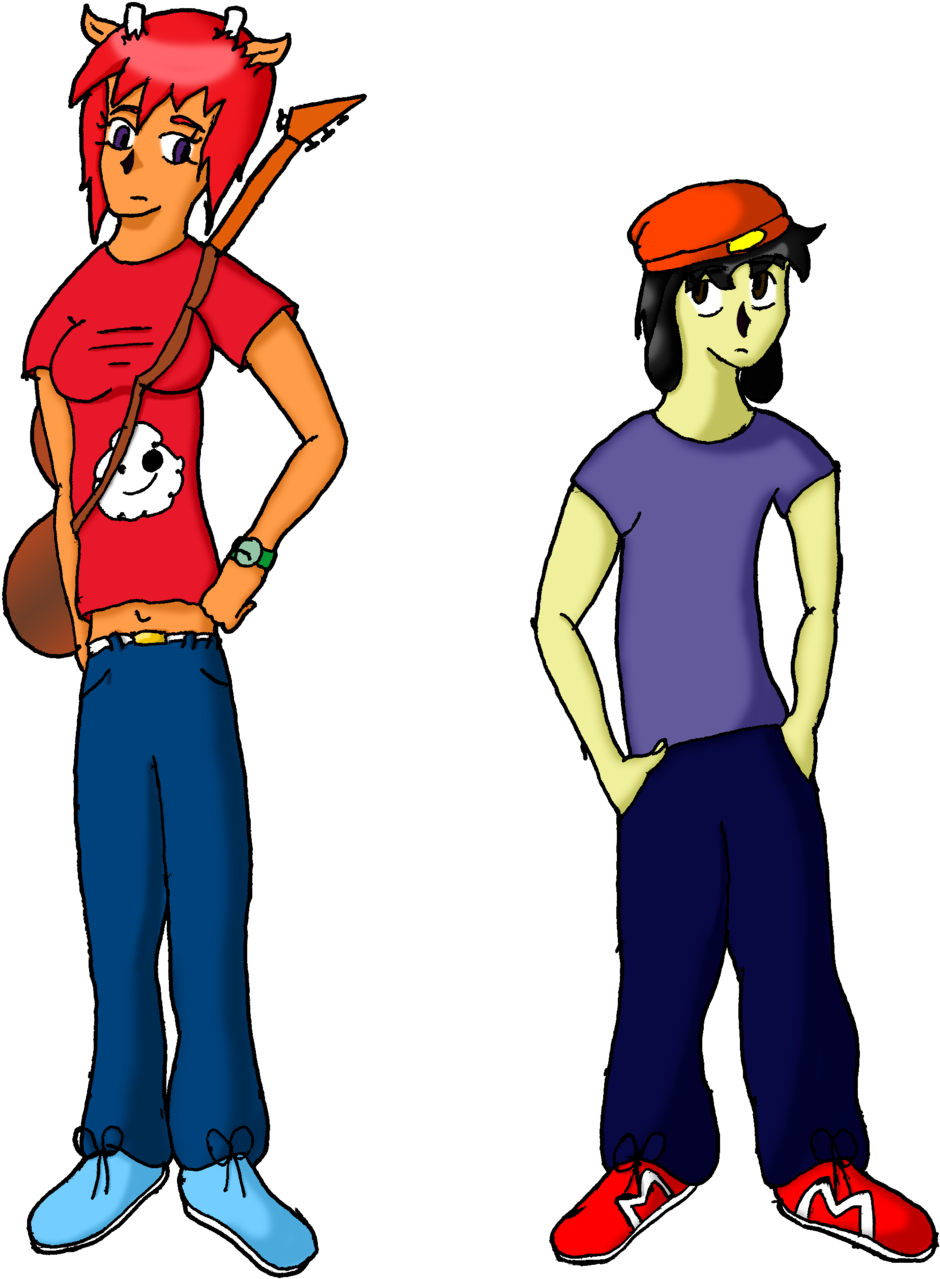 Um Jammer Lammy And Parappa The Rapper By Eonmon - Um Jammer Lammy And Parappa The Rapper (1024x1486)