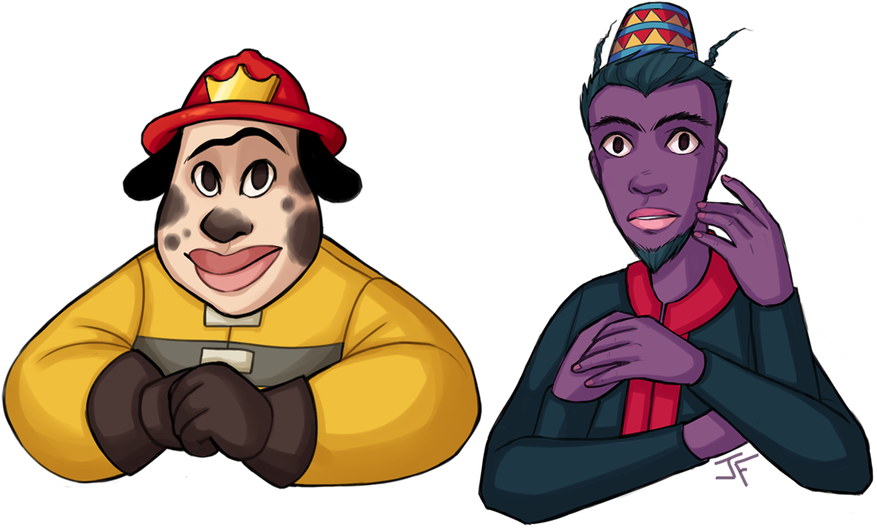 Um Jammer Lammy Parappa The Rapper Chief Puddle Guru - Um Jammer Lammy Chief Puddle (1280x777)