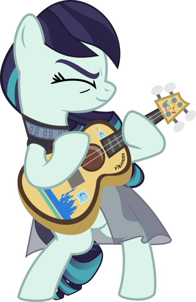 Absurd Res, Acoustic Guitar, Artist - My Little Pony Colatura Vector (665x1024)