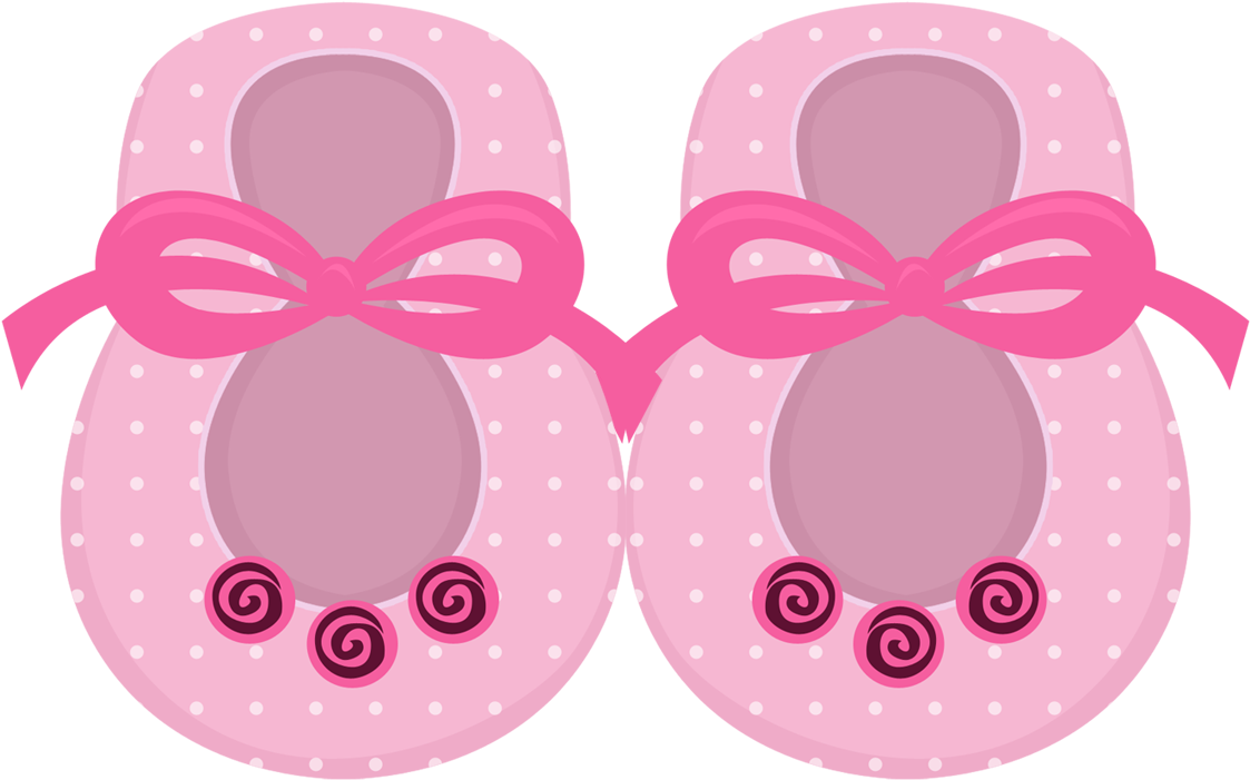Children Shoes On White Background Royalty Free Cliparts, - Pink Baby Shoe Clipart (1200x1200)