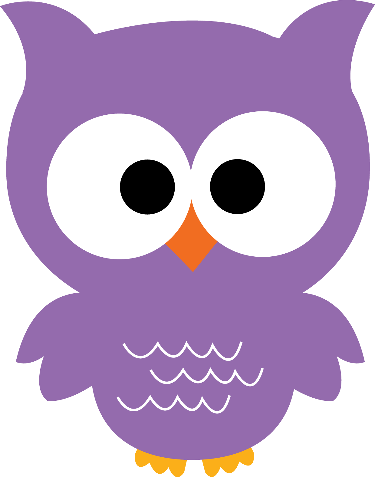 Purple Owl Clipart - Cute Purple Owl Clipart (1239x1576)