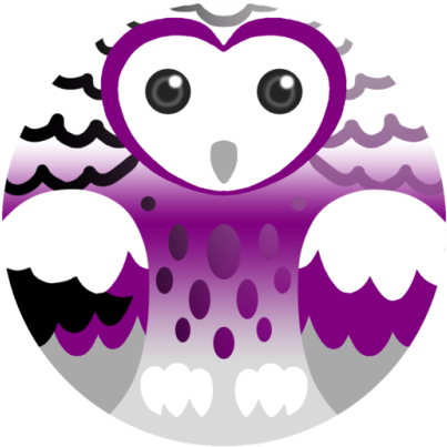 Cute Purple Owl Clipart - Lack Of Gender Identities (500x500)
