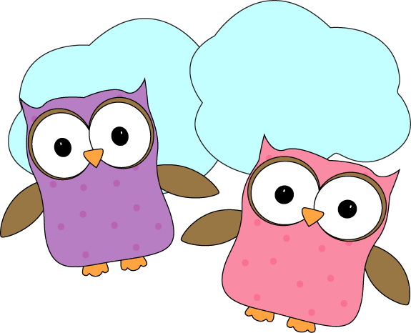 Owls Flying Through Clouds - Flying Owl Clip Art (575x466)