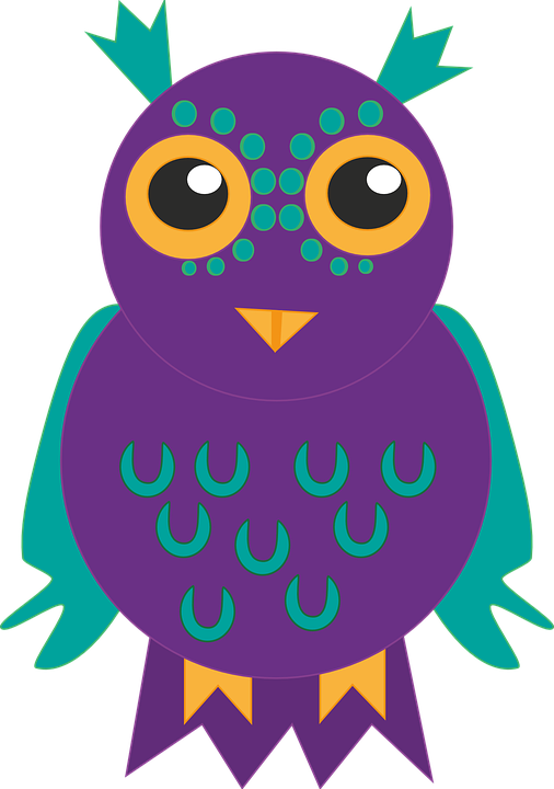 Cute Owl Cartoons 20, Buy Clip Art - ภาพ นก ฮูก Png (506x720)