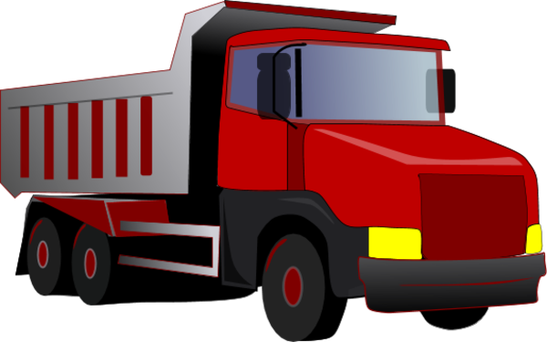 Truck Clipart - Dump Truck Clip Art (600x375)