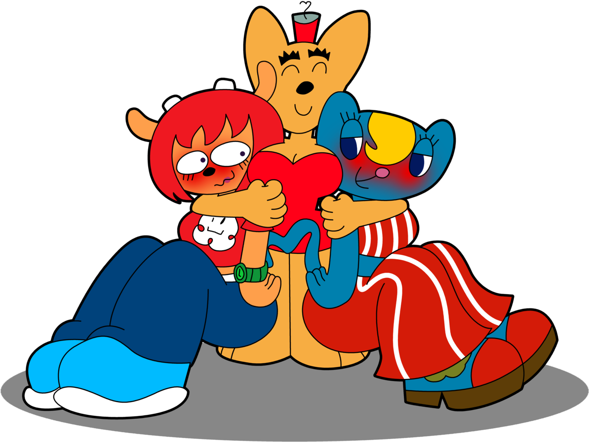 Um Jammer Lammy Lammy Katy Kat Ma-san Parappa The Rapper - Cartoon (1280x983)