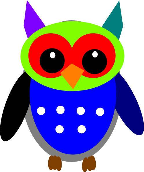 Hippies Clipart Owl - Transparent Background Wise Owl Clipart (498x595)