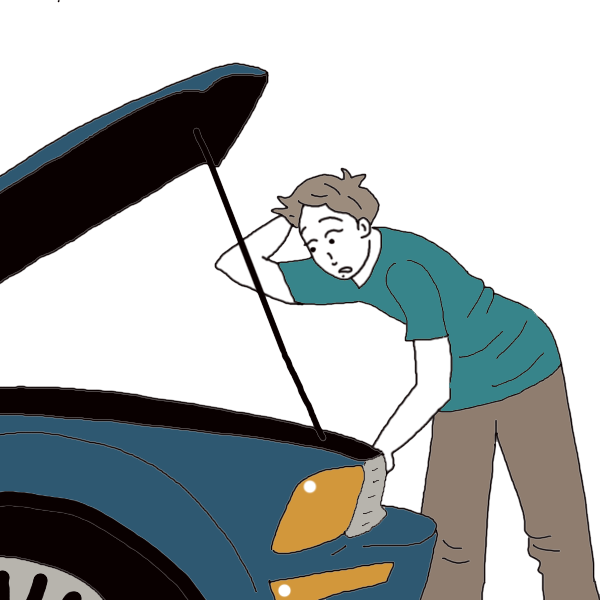 Broken Down Car Png Clipart (600x600)