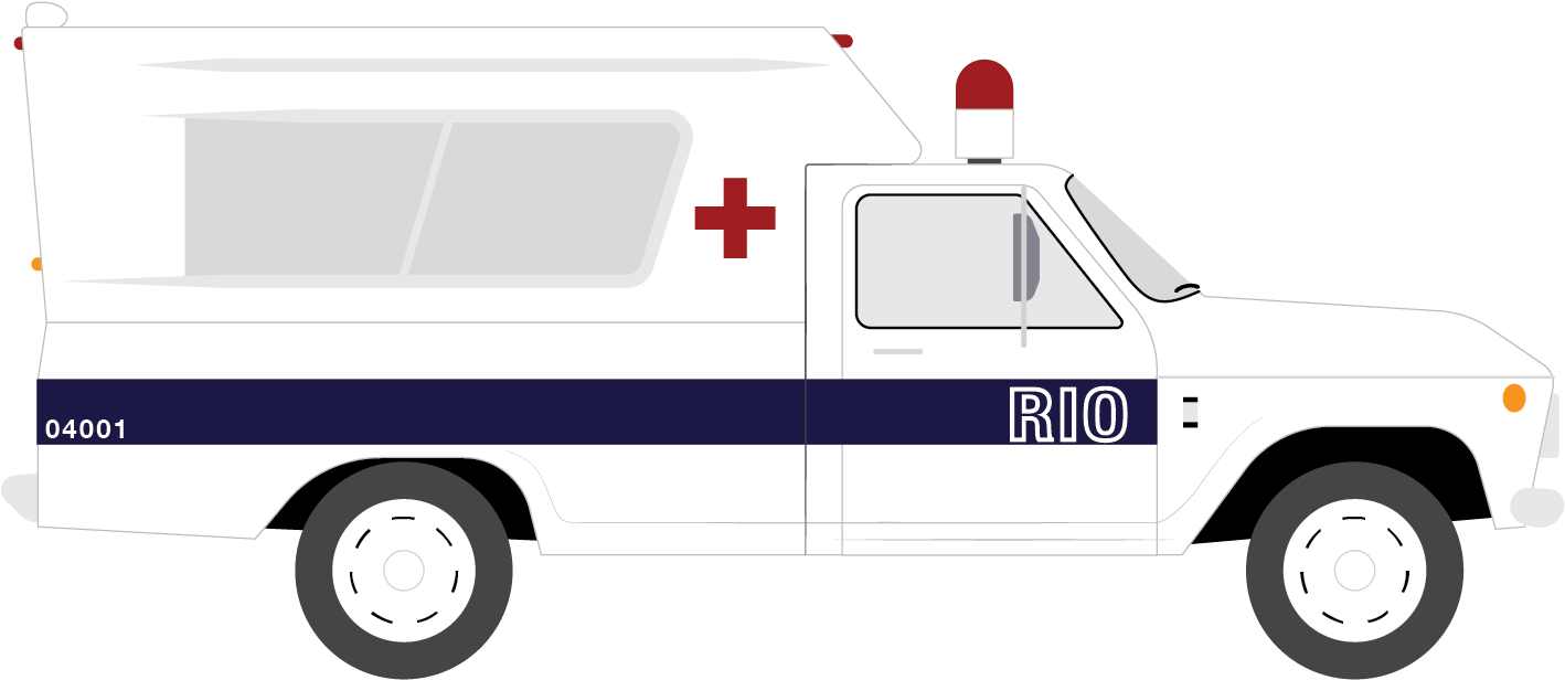 Chevrolet C10 Ambulance Side View - Ambulance Clipart Images Side View (1458x660)
