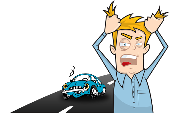 Sell Crashed Or Broken Car - Pulling Hair Out Clipart (576x381)