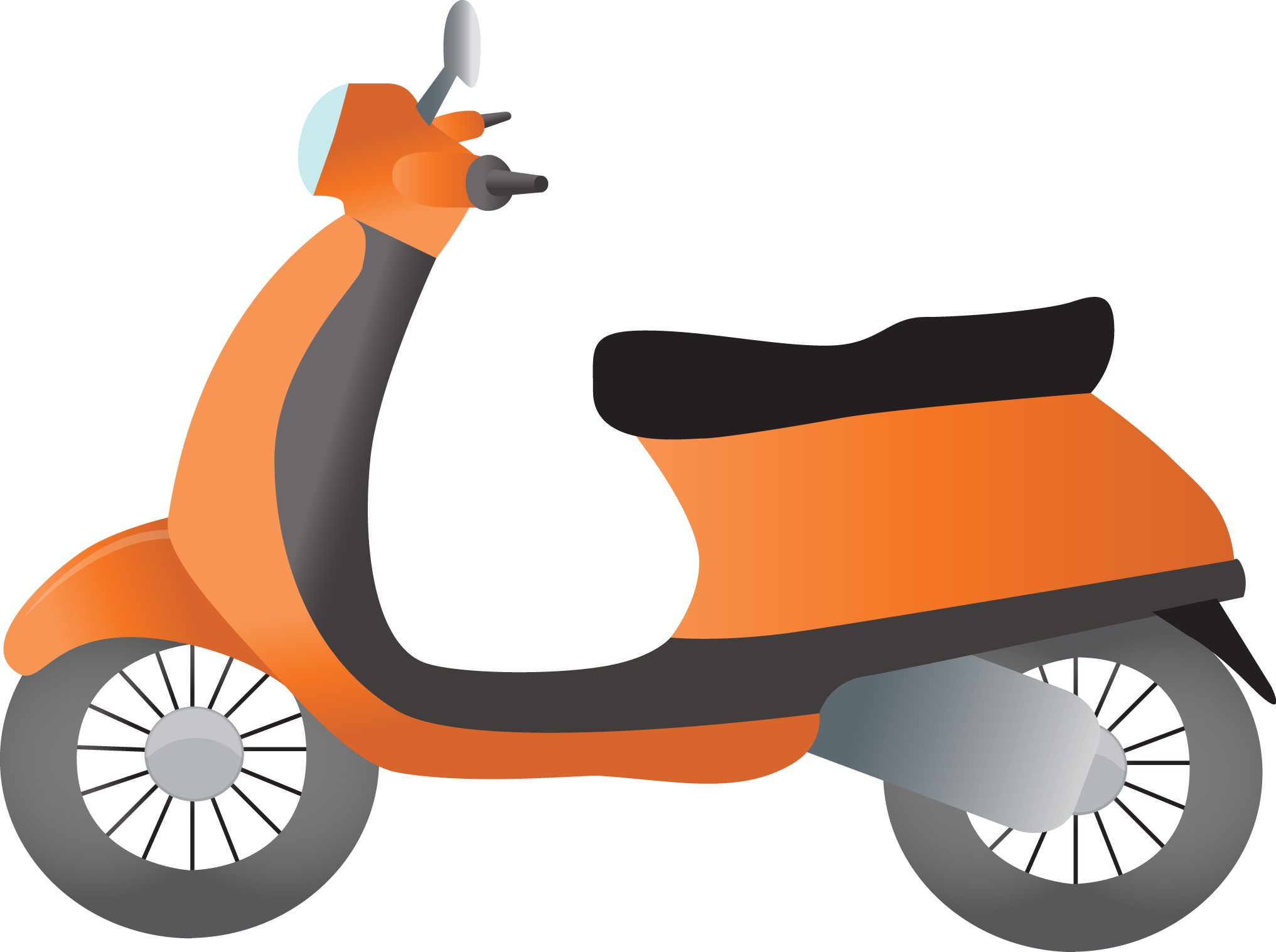 Scooter Png Image - Transparent Scooter Clipart Png (2033x1517)