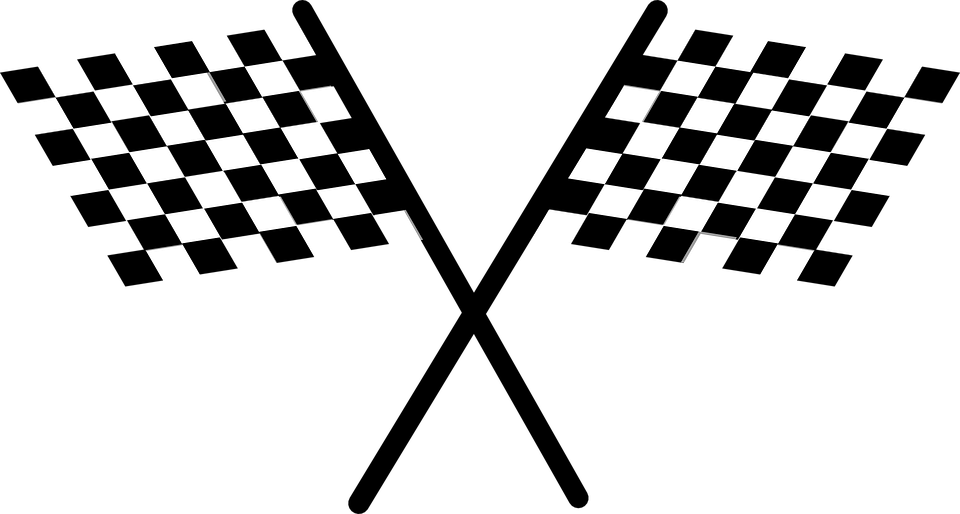 Rally Png Clipart - Racing Checkered Flags Shower Curtain (960x514)