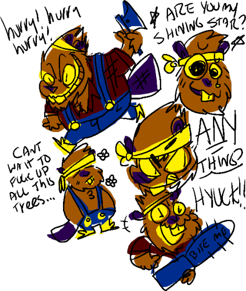 Paul Chuck I Think Beaver Guy Um Jammer Lammy 2015 - Um Jammer Lammy (500x591)